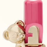 Red Furla Iride Keyring Bear Hug, keychain