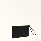 Black Furla Iride M Envelope, clutch natural leather – view 2