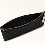 Black Furla Iride M Envelope, clutch natural leather – view 3