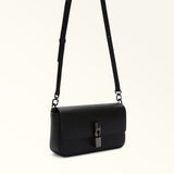 Black Furla Iride S Crossbody, natural leather – view 2