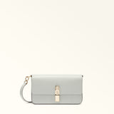 Silver Furla Iride S Crossbody, natural leather