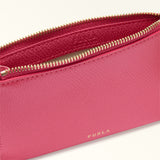 Pink Furla Iride S Envelope, clutch natural leather – view 4