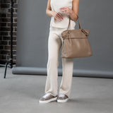 Beige Furla Joy Lace-Up Sneaker T.20, shoes natural leather – view 3