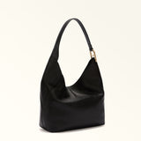 Black Furla Lara M Hobo, natural leather – view 2