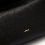 Black Furla Lara M Hobo, natural leather – view 4