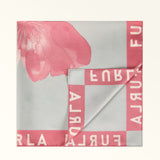 Pink Furla Lea 60 x 60, scarf silk