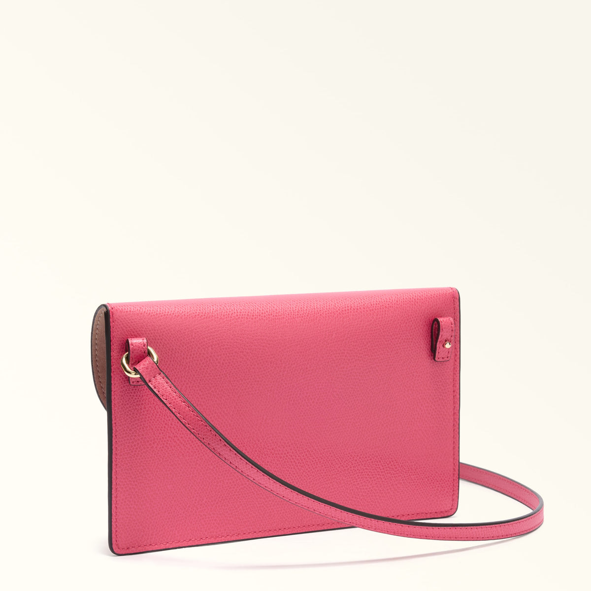 Pink Furla Lea XL Pouch, crossbody natural leather – view 3