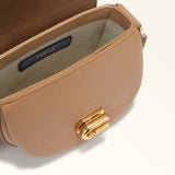 Beige Furla Lotus Mini Crossbody Aw25, natural leather – view 3
