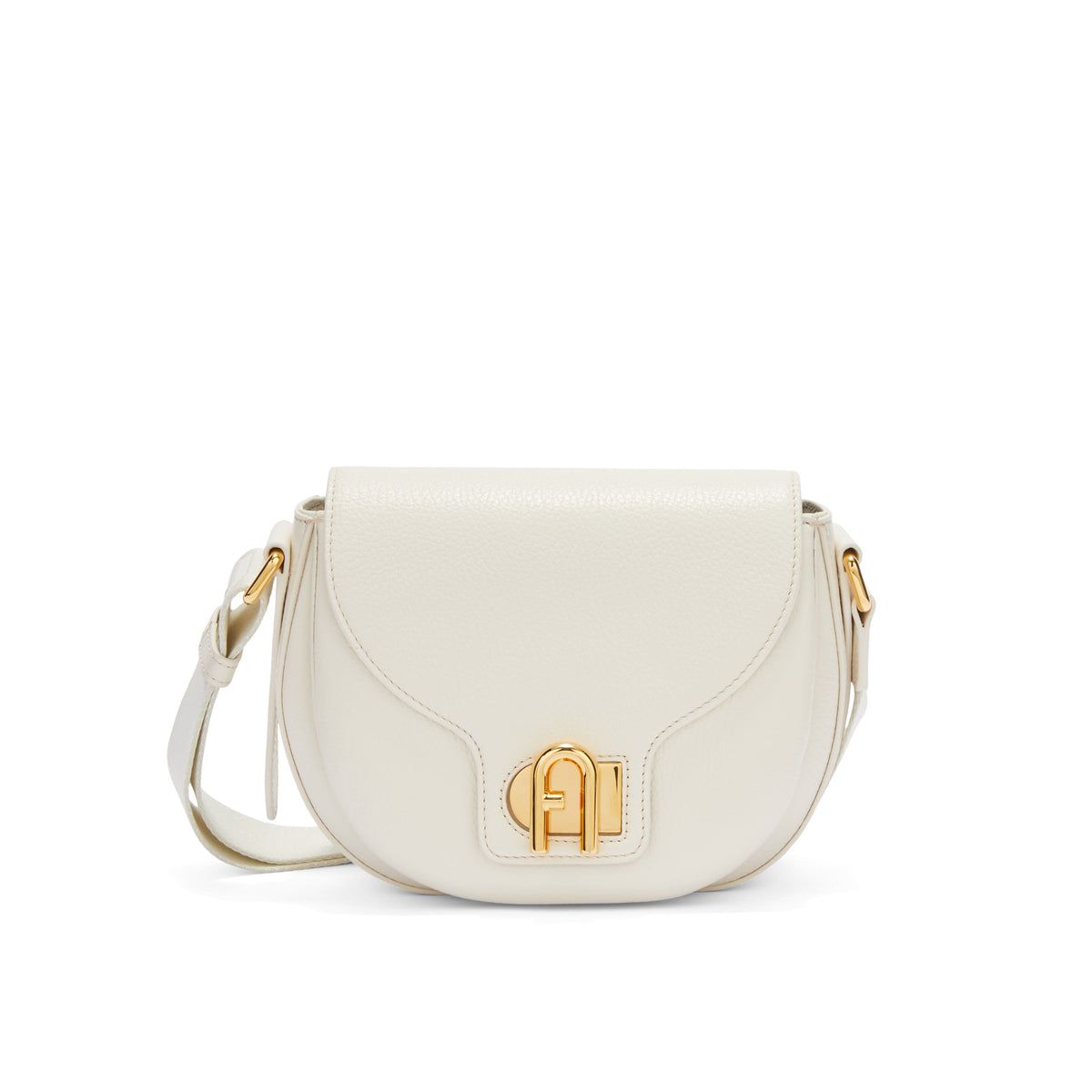 Off White Furla Lotus Mini Crossbody, natural leather – view 6