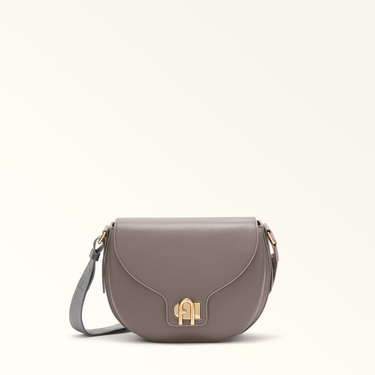 Grey Furla Lotus S Crossbody Aw25, natural leather