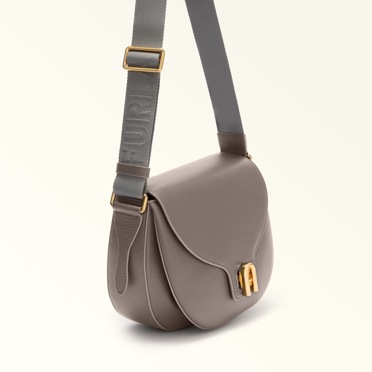 Grey Furla Lotus S Crossbody Aw25, natural leather – view 4