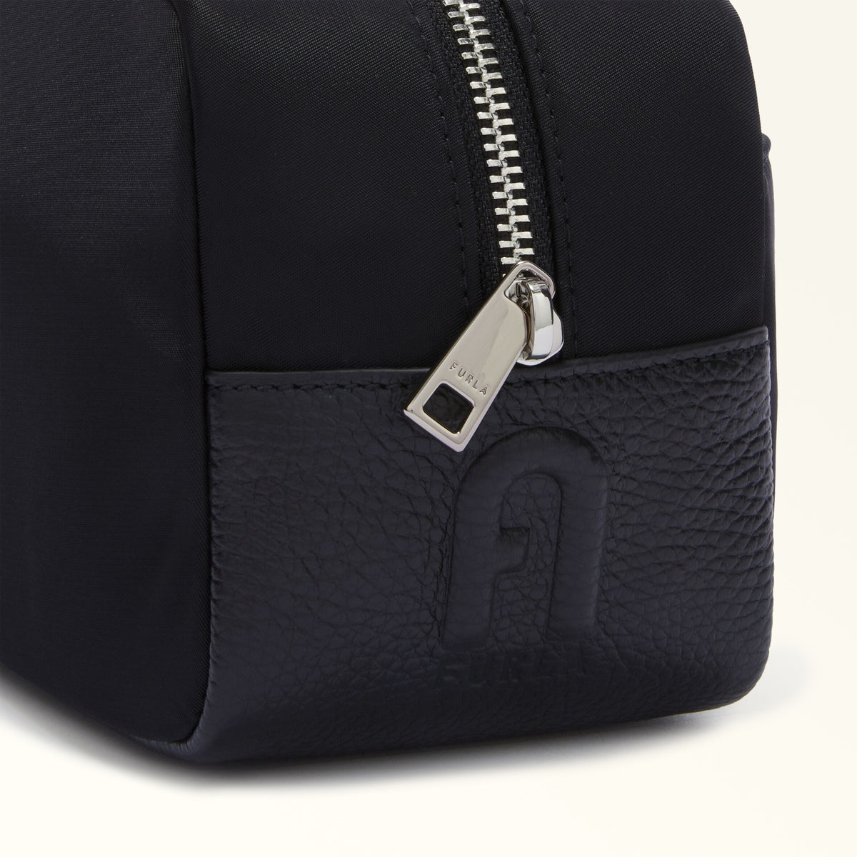 Black Furla Man Cosmo Toiletry Case, cosmetic case natural leather – view 2