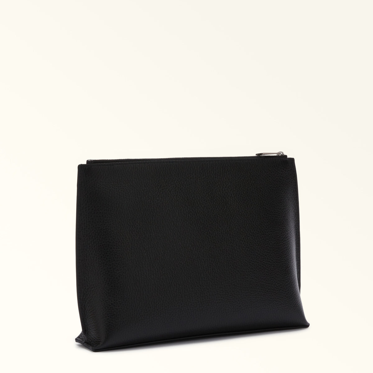Black Furla Man Giove Pouch, natural leather – view 3