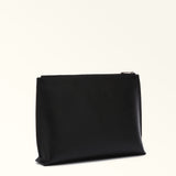 Black Furla Man Giove Pouch, natural leather – view 3