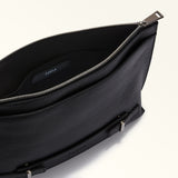 Black Furla Man Giove Pouch, natural leather – view 4