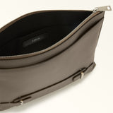 Grey Furla Man Giove Pouch, natural leather – view 5