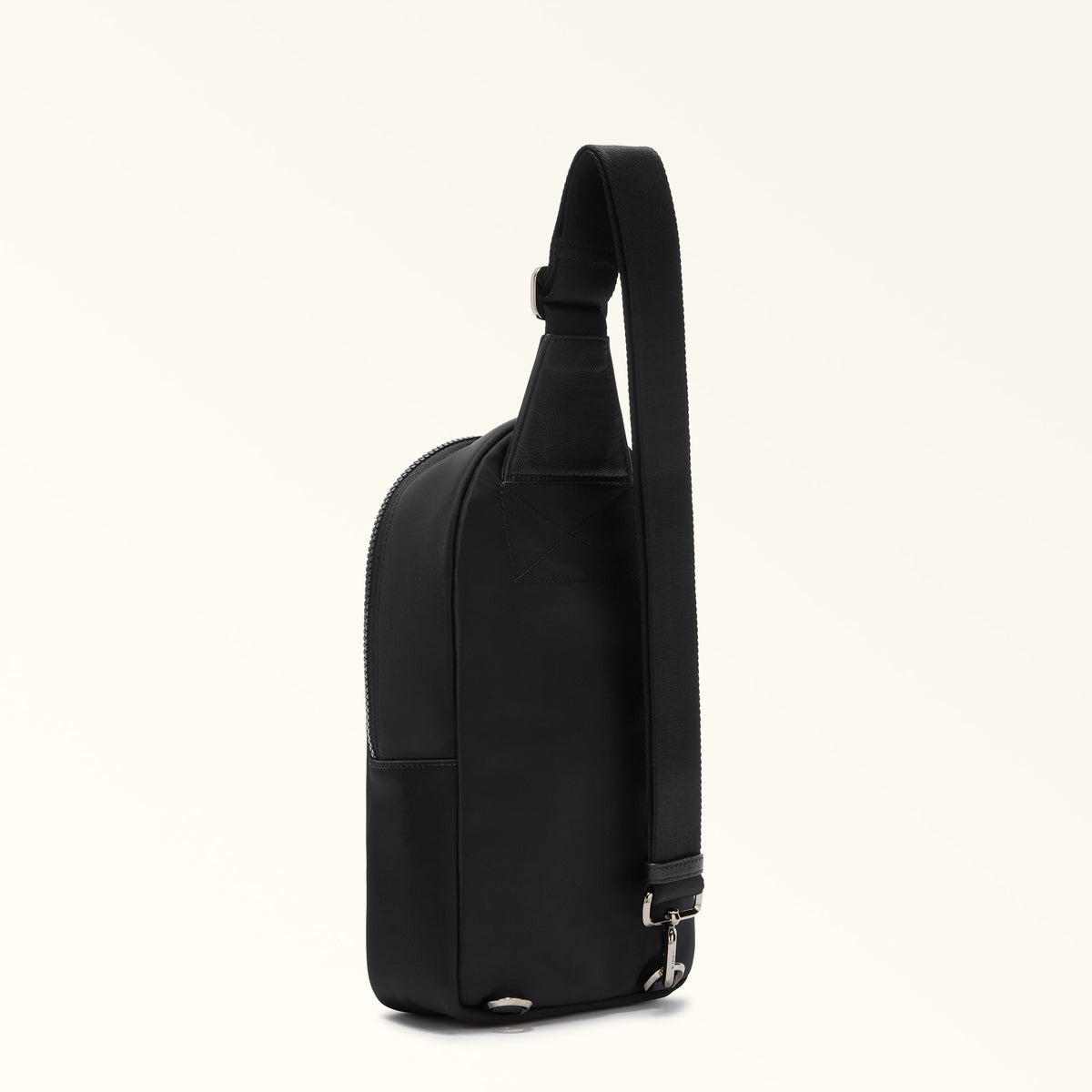 Black Furla Man Orion M Body Bag, natural leather – view 3