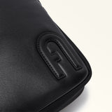 Black Furla Man Orion M Body Bag, natural leather – view 6