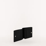 Black Furla Man Sirio Bi-Fold Coin, wallet natural leather – view 3