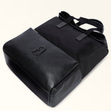Black Furla Man Urban Convertible Backpack, nylon – view 3