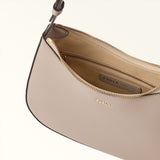 Beige Furla Margot S Shoulder Bag, natural leather – view 3