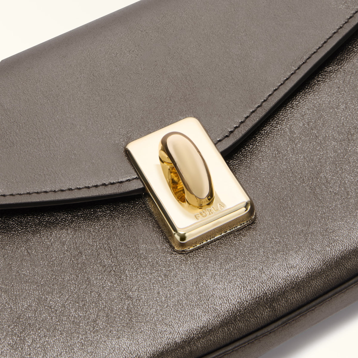 Grey Furla Meridiana M Crossbody, natural leather – view 2