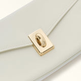 White Furla Meridiana M Crossbody Ss25, natural leather – view 2