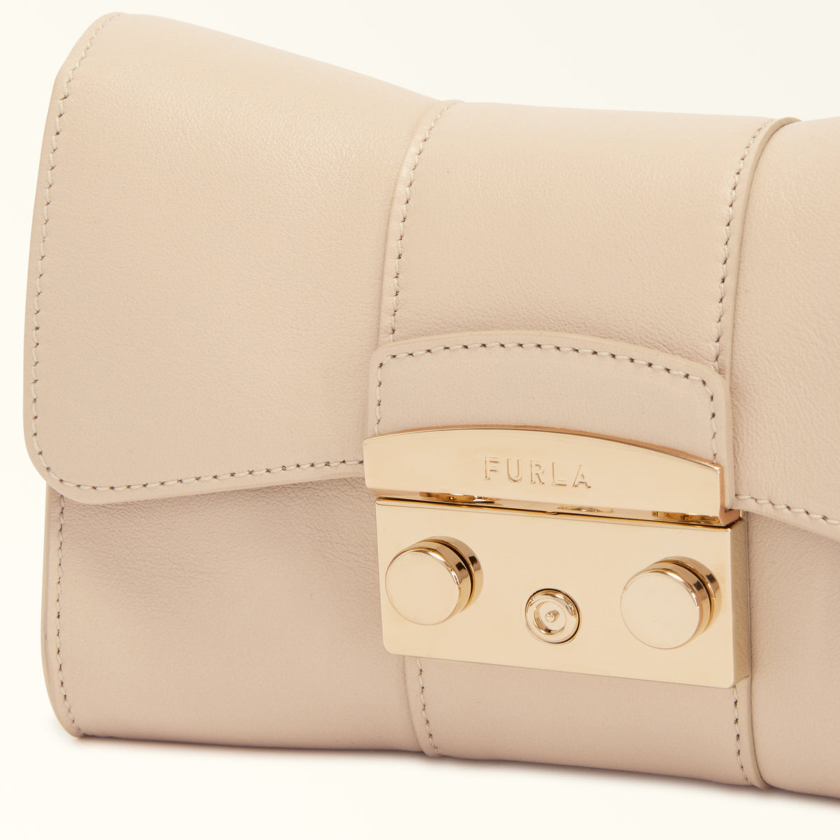 Silver Furla Metropolis Mini Crossbody Remix, natural leather – view 3