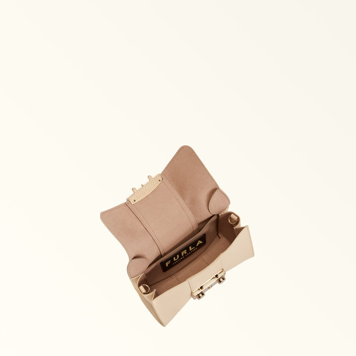 Silver Furla Metropolis Mini Crossbody Remix, natural leather – view 6