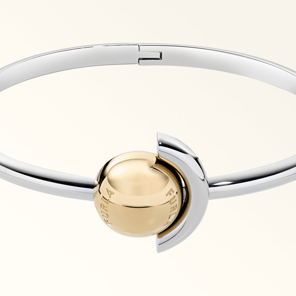 Silver Furla Miasfera Iconic Bangle, bracelet