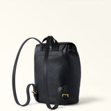 Black Furla Moonlight M Backpack, natural leather – view 2