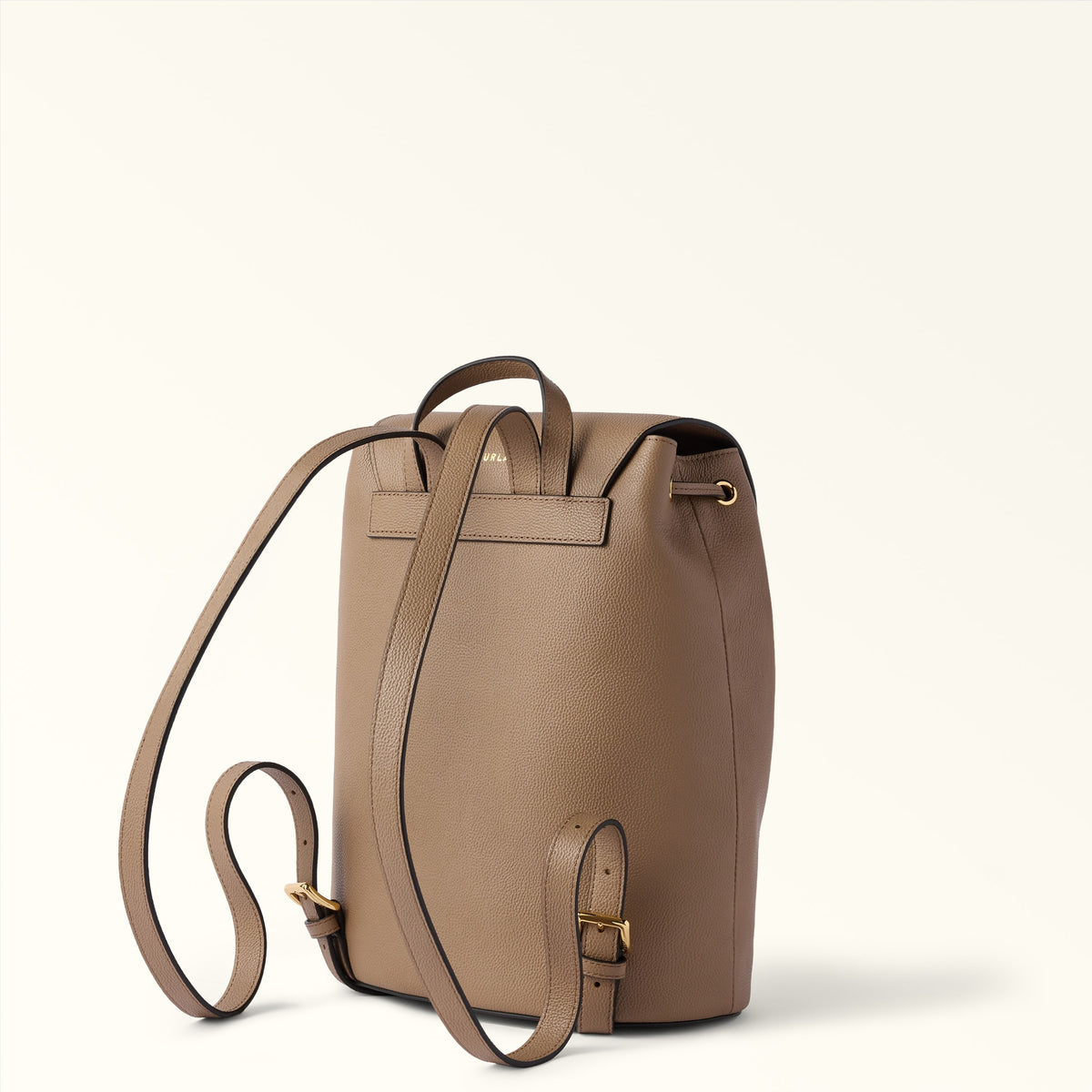 Camel Furla Moonlight M Backpack, natural leather – view 3