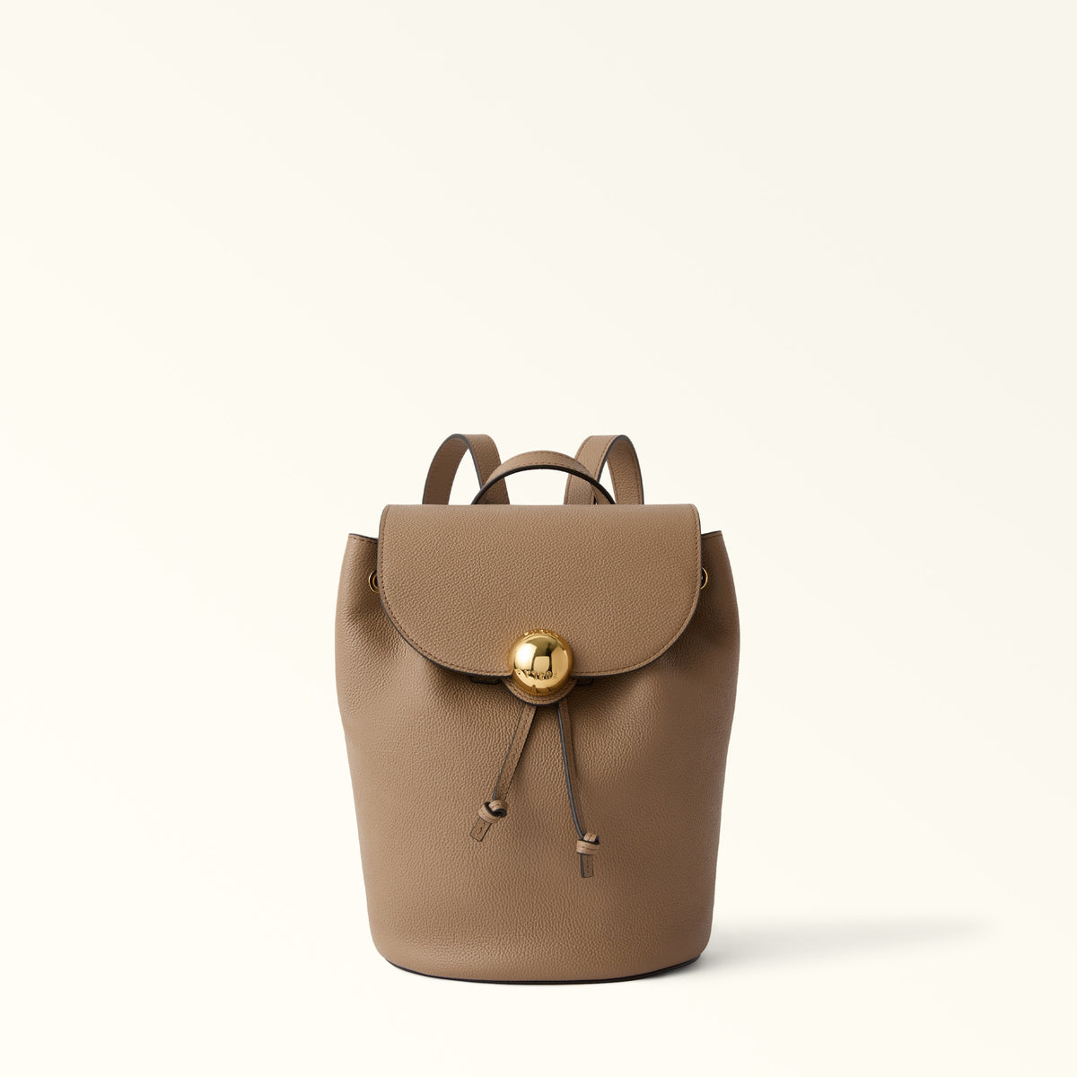 Camel Furla FURLA MOONLIGHT S, backpack natural leather