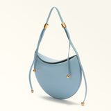 Light Blue Furla Moonstone M Shoulder Bag, natural leather – view 5