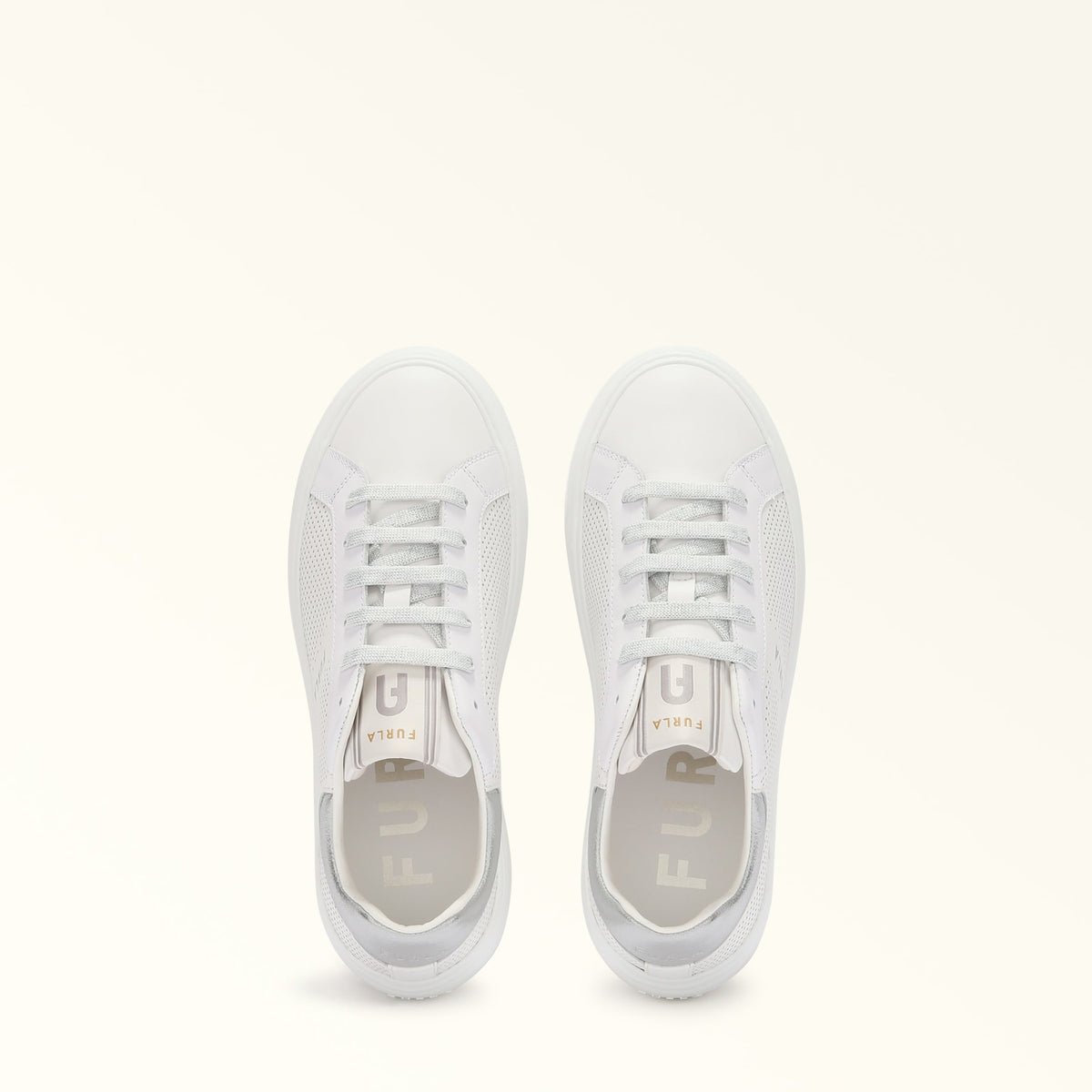 Off White Furla Nuage Sneaker T.50, shoes natural leather – view 4