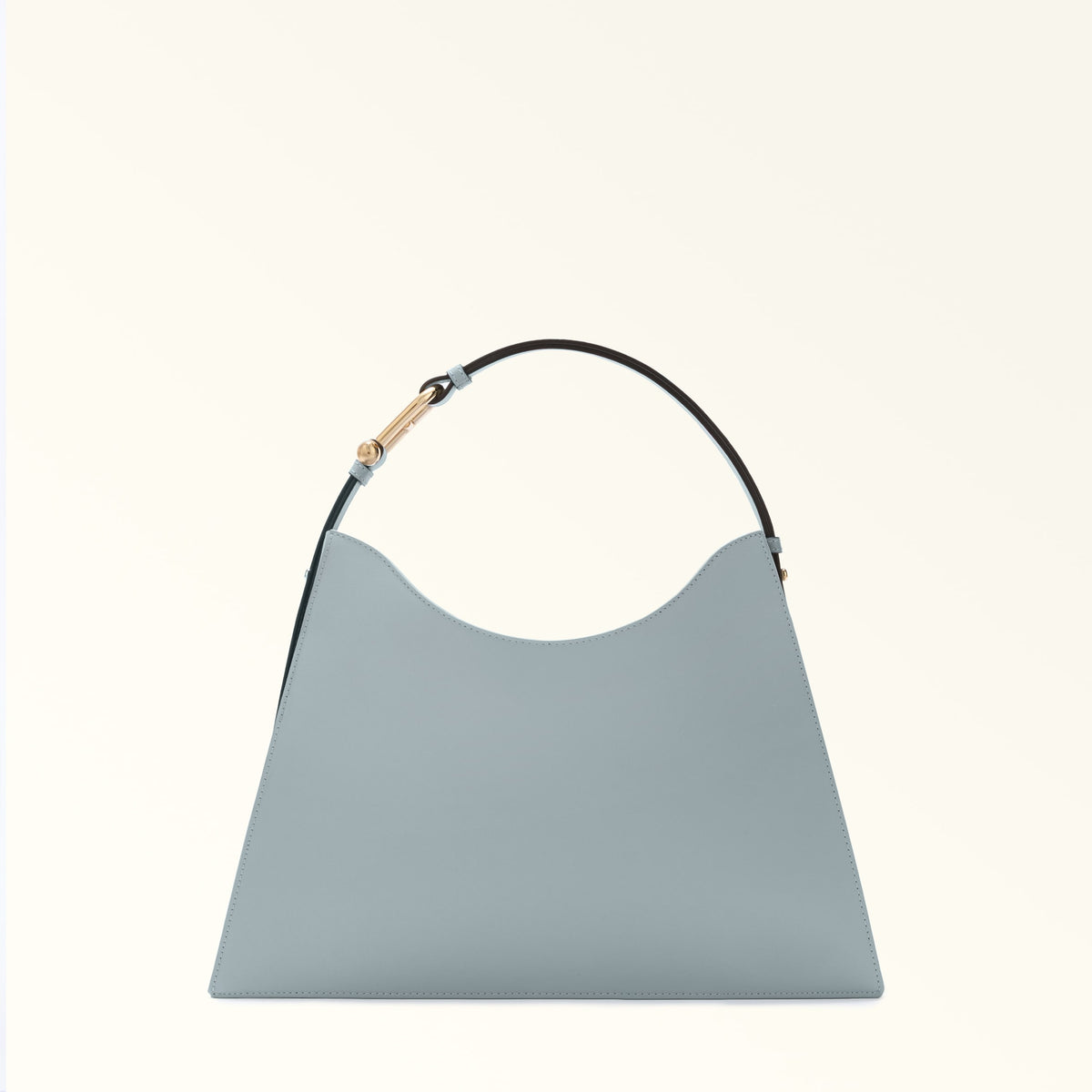 Light Blue Furla Nuvola L Hobo, natural leather