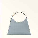 Light Blue Furla Nuvola L Hobo, natural leather