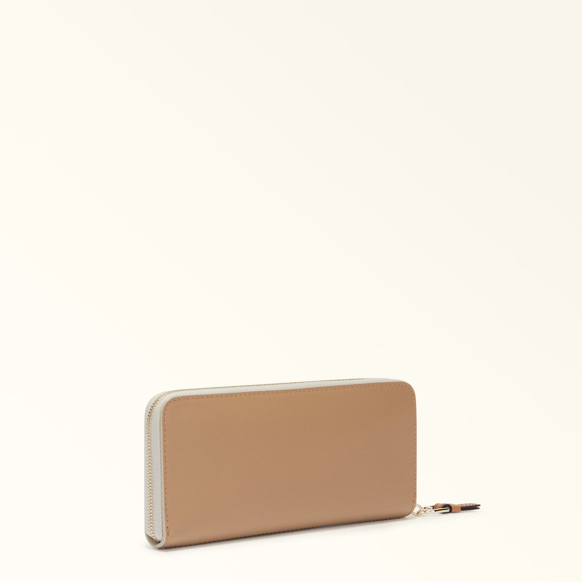 Taupe Furla Nuvola L Zip Around Slim, wallet natural leather – view 3