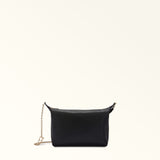 Black Furla Nuvola Mini Crossbody Hobo, natural leather – view 5