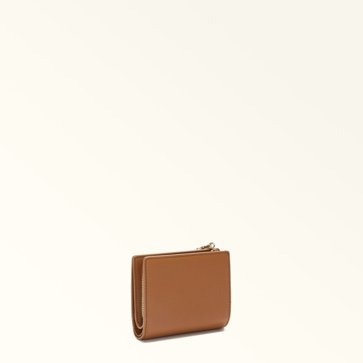 Brown Furla Nuvola S Compact Wallet L, natural leather – view 3