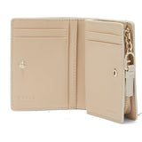Beige Furla Nuvola S Compact Wallet L, natural leather – view 3
