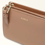 Taupe Furla Nuvola S Compact Wallet L, natural leather – view 2
