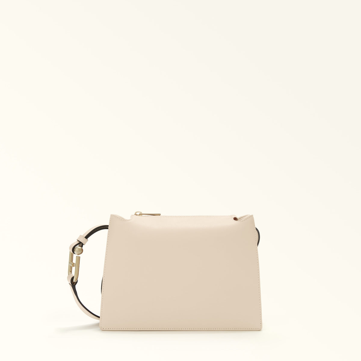 Beige Furla Nuvola S Crossbody, natural leather