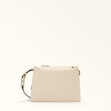Beige Furla Nuvola S Crossbody, natural leather
