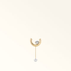 Gold Furla Piercing Brooch