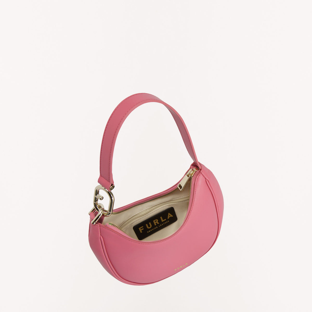 Pink Furla Primavera S Shoulder Bag, natural leather – view 5