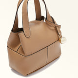 Taupe FURLA PRIMROSE Mini TOTE, natural leather – view 2