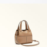 Taupe FURLA PRIMROSE Mini TOTE, natural leather – view 4