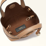Taupe FURLA PRIMROSE Mini TOTE, natural leather – view 5