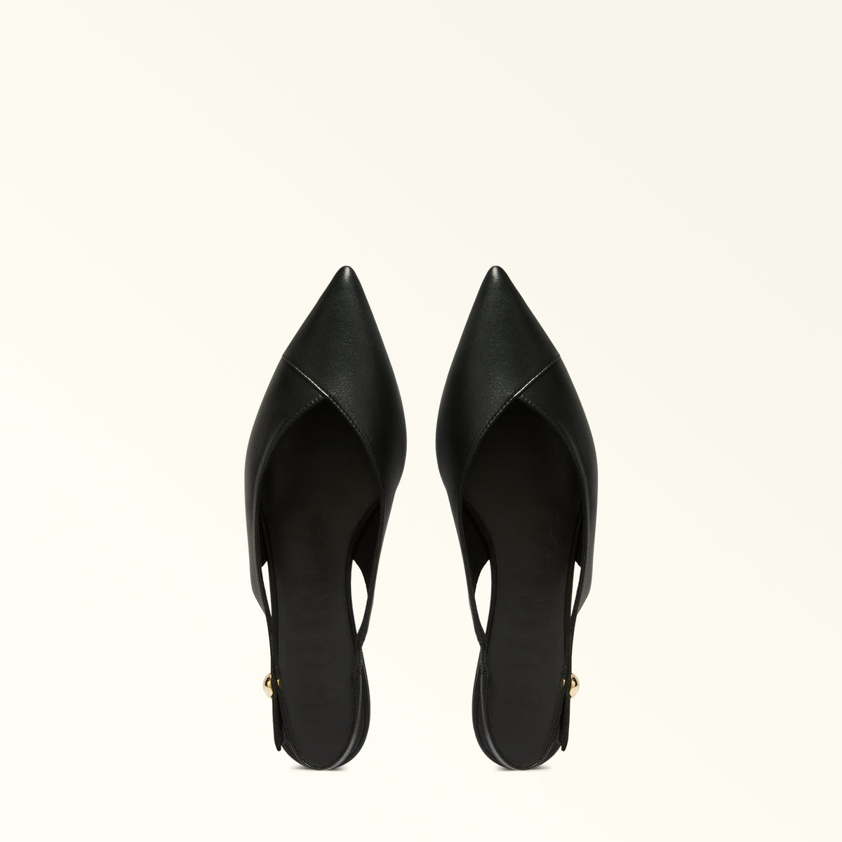 Black Furla Sfera Ballerinas, flats natural leather – view 5